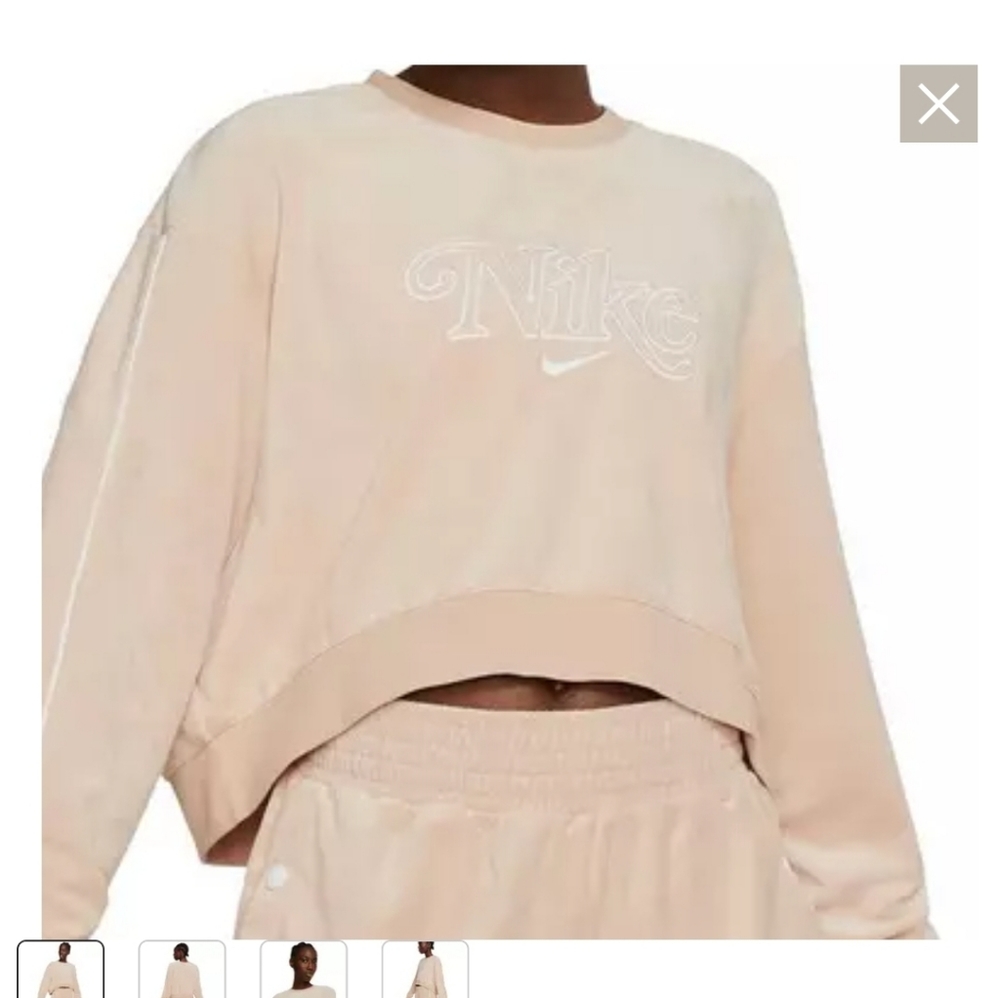 Nike crop top sportswear sweater